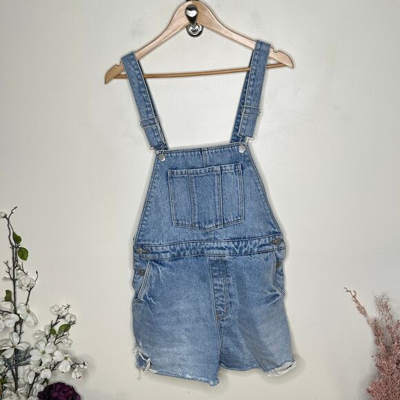 ROLLAS Original Short Overall Syvie Blue Sz 28 {XX30} - Picture 6 of 9